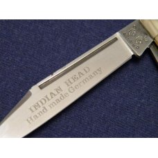 C. Risner Indian Head Solingen Germany Stag Stockman Knife C. Risner Indian Head Solingen Germany Stag Stockman Knife