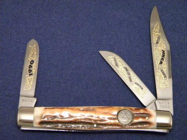 Kissing Crane Robt Klass Solingen Germany 1990 NKCA Stag Stockman Club Knife Kissing Crane Robt Klass Solingen Germany 1990 NKCA Stag Stockman Club Knife