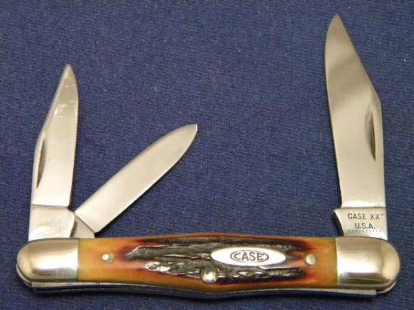 Case XX USA 5383 10 Dot (1970) Stag Whittler Knife Case XX USA 5383 10 Dot (1970) Stag Whittler Knife