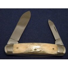 NKCA Stag Cigar 1981 Club Knife by Queen Cutlery NKCA Stag Cigar 1981 Club Knife by Queen Cutlery