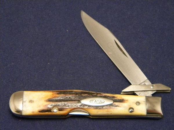 Case XX Stainless USA 4 Dot (1976) Stag 5111 1/2L SSP Razor Edge Cheetah Knife Case XX Stainless USA 4 Dot (1976) Stag 5111 1/2L SSP Razor Edge Cheetah Knife