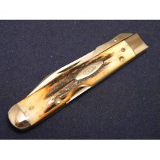 Case XX Stainless USA 4 Dot (1976) Stag 5111 1/2L SSP Razor Edge Cheetah Knife Case XX Stainless USA 4 Dot (1976) Stag 5111 1/2L SSP Razor Edge Cheetah Knife