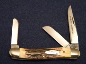 Case XX Stainless USA 1 Dot (1979) Bradford Centennial Stag 5318 HP SSP Stockman Knife