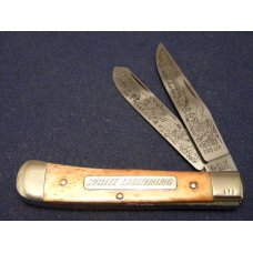 Boker 2525 LTD. Bone White Lightning Trapper Knife c.1980 - NIB Boker 2525 LTD. Bone White Lightning Trapper Knife c.1980 - NIB
