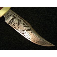 NRA Bowie Knife (Schrade Made) Wood 1776-1976 Bicentennial Aurum Etch - NIB NRA Bowie Knife (Schrade Made) Wood 1776-1976 Bicentennial Aurum Etch - NIB