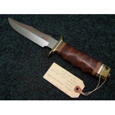 Al Mar Seki Japan Special Forces 1-0 SF/Sog #4008 Stacked Leather Sheath Knife 1989/90 Production Al Mar Seki Japan Special Forces 1-0 SF/Sog #4008 Stacked Leather Sheath Knife 1989/90 Production