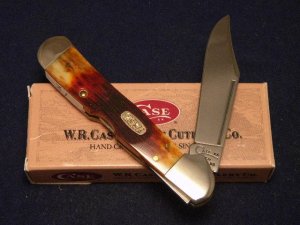 Case XX USA 1998 Chestnut Saw Bone 61549L SS Copperlock Knife - SFO - NIB