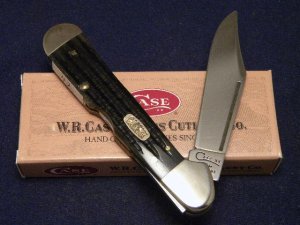 Case XX USA 1998 Black Second Cut Bone 61549L SS Copperlock Knife - SFO - NIB
