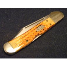 Case XX USA 1998 Pig Skin Orange Bone 61549L SS Copperlock Knife - SFO - NIB Case XX USA 1998 Pig Skin Orange Bone 61549L SS Copperlock Knife - SFO - NIB