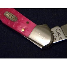 Case XX USA 1998 Pink Bubba Gum Rogers Bone 61549L SS Copperlock Knife - SFO - NIB Case XX USA 1998 Pink Bubba Gum Rogers Bone 61549L SS Copperlock Knife - SFO - NIB