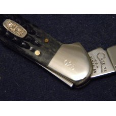 Case XX USA 1998 Black Corn Cob Jigged Bone 61549L SS Copperlock Knife - SFO - NIB Case XX USA 1998 Black Corn Cob Jigged Bone 61549L SS Copperlock Knife - SFO - NIB