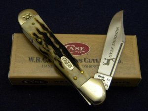 Case XX USA 1997 Midnight Stag 51549L SS First Production Run Copperlock Knife - SFO - NIB