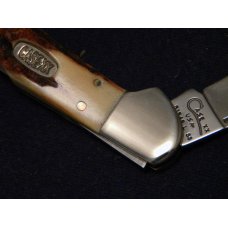 Case XX USA 1999 Genuine Stag 51549L SS Copperlock Knife 12-31-99 Shield - SFO - NIB Case XX USA 1999 Genuine Stag 51549L SS Copperlock Knife 12-31-99 Shield - SFO - NIB