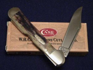 Case XX USA 1997 Smooth Purple Appalossa Bone 61549L SS Copperlock Knife - SFO - NIB