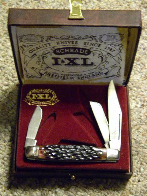 Schrade Wostenholm IXL Sheffield England Bone Stockman Knife - NIB Schrade Wostenholm IXL Sheffield England Bone Stockman Knife - NIB