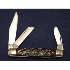 Schrade Wostenholm IXL Sheffield England Bone Stockman Knife - NIB Schrade Wostenholm IXL Sheffield England Bone Stockman Knife - NIB