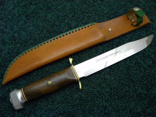 Edge Brand Solingen Germany #432 Arkansas Toothpick Wood Bowie Sheath Knife Edge Brand Solingen Germany #432 Arkansas Toothpick Wood Bowie Sheath Knife