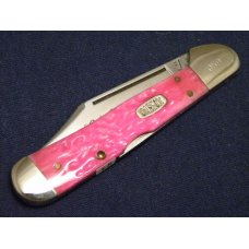 Case XX USA 1998 Pink Bubba Gum Jigged Bone 61549L SS Lady Case Copperlock Knife - SFO - NIB Case XX USA 1998 Pink Bubba Gum Jigged Bone 61549L SS Lady Case Copperlock Knife - SFO - NIB