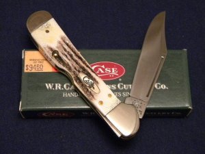 Case XX USA 2000 Genuine Vintage Stag 51549L SS Copperlock Knife - NIB