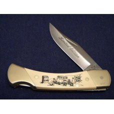 Schrade + Uncle Henry USA LB7 Limited Edition Scrimshaw Folding Lockback Knife - NIB Schrade + Uncle Henry USA LB7 Limited Edition Scrimshaw Folding Lockback Knife - NIB
