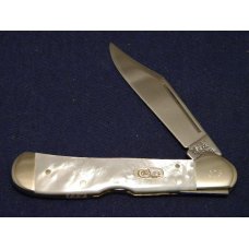 Case XX USA 2000 81549 L SS Genuine Mother of Pearl Copperlock Knife - SFO - NIB Case XX USA 2000 81549 L SS Genuine Mother of Pearl Copperlock Knife - SFO - NIB