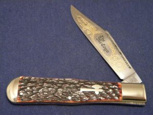Battle Axe Brand Shouse & Hardin Germany Bone Coke Bottle Knife 