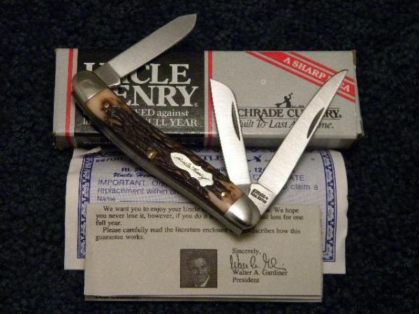 Schrade + USA 897UH Uncle Henry Staglon Signature Stockman Knife - NIB Schrade + USA 897UH Uncle Henry Staglon Signature Stockman Knife - NIB