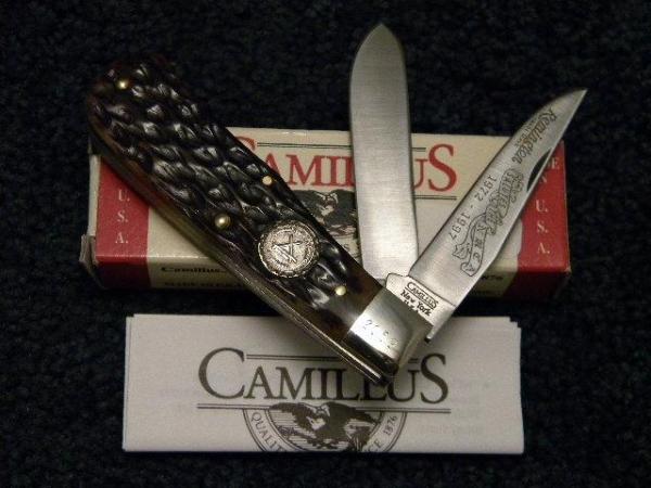 Camillus New York USA Bone Remington Salutes The NKCA 1972-1997 Mini Trapper Knife - NIB Camillus New York USA Bone Remington Salutes The NKCA 1972-1997 Mini Trapper Knife - NIB