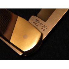 Schrade + USA 6OT Delrin Golden Bear Folding Lockback Knife - NIB Schrade + USA 6OT Delrin Golden Bear Folding Lockback Knife - NIB