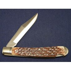 Remington UMC USA 1992 Genuine Bone R1253 Silver Bullet Guide Lockback Knife - NIB Remington UMC USA 1992 Genuine Bone R1253 Silver Bullet Guide Lockback Knife - NIB