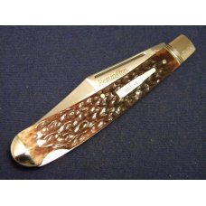 Remington UMC USA 1992 Genuine Bone R1253 Silver Bullet Guide Lockback Knife - NIB Remington UMC USA 1992 Genuine Bone R1253 Silver Bullet Guide Lockback Knife - NIB