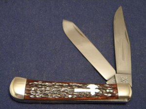 Battle Axe Brand Shouse & Hardin Germany Bone Trapper Knife