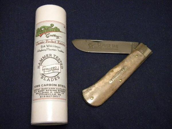 Great Eastern Cutlery Tidioute 2007 Beaver Tail Model #23 Trapper Knife 1 of 250
