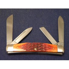 Case Bros. Cutlery Co. USA Chestnut Bone 64052 SS Congress Knife - NIB Case Bros. Cutlery Co. USA Chestnut Bone 64052 SS Congress Knife - NIB