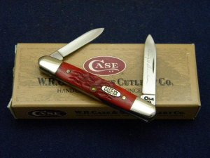 Case XX USA 1997 Red Bone 06263 SS Eisenhower Knife - NIB