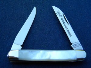 Parker Cut Co Japan Pearl *Prototype* Improved Eagle Muskrat Knife