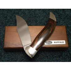 Case XX USA 1970's Wood P172 Buffalo Clasp Knife Case XX USA 1970's Wood P172 Buffalo Clasp Knife