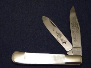 Parker Cut Co. Japan Pearl Trapper Knife