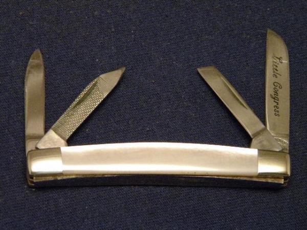 Parker Brothers Chattanooga, TN Japan K298 Pearl Little Congress Knife Parker Brothers Chattanooga, TN Japan K298 Pearl Little Congress Knife