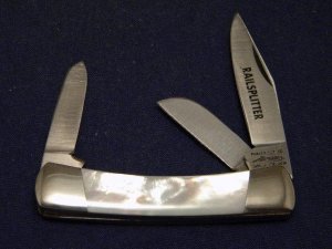 Parker Cut Co. Japan Pearl Railsplitter Stockman Knife