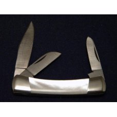 Parker Cut Co. Japan Pearl Railsplitter Stockman Knife Parker Cut Co. Japan Pearl Railsplitter Stockman Knife