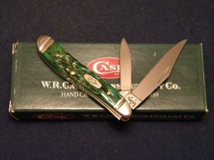 Case XX USA 2006 Green Bone 6220 SS Peanut Knife - NIB