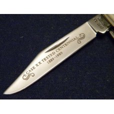 Case XX 1889-1989 Centennial Red Bone R62032 SS 2 Blade Stockman Knife - NIB