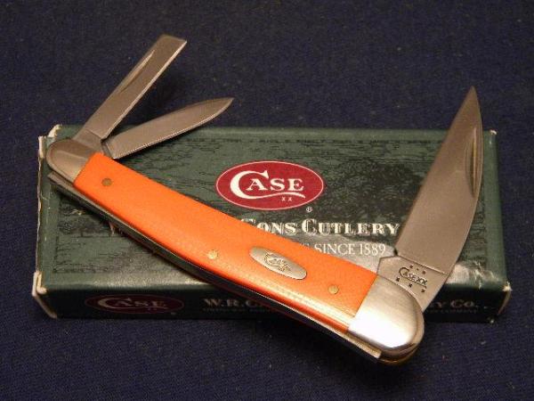 Case XX USA 2004 Orange Micarta 10355WH SS Wharncliffe Seahorse Whittler Knife - NIB Case XX USA 2004 Orange Micarta 10355WH SS Wharncliffe Seahorse Whittler Knife - NIB