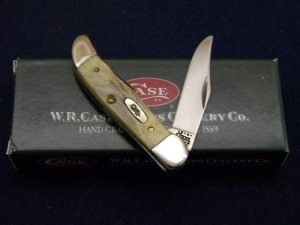 Case XX USA 2000 Stag THV51165 SS Little Folding Hunter - NIB