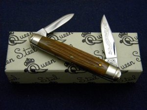 Schatt & Morgan Queen Steel 1996 NKCA Youth Knife Winterbottom Bone Sleeveboard Pen