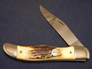 Case XX SS USA 1981 Stag TKCA 5165 SSP Texas Knife Collectors Folding Hunter Knife