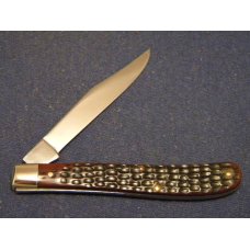 Case XX USA 10 Dot (1970) Delrin 61048 Slimline Trapper Farmers Knife Case XX USA 10 Dot (1970) Delrin 61048 Slimline Trapper Farmers Knife