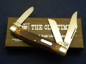 Schrade NY USA 8OT Delrin Senior Stockman Knife - NIB