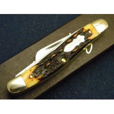 Schrade + USA 897UH Uncle Henry Staglon Signature Premium Stockman Knife - NIB